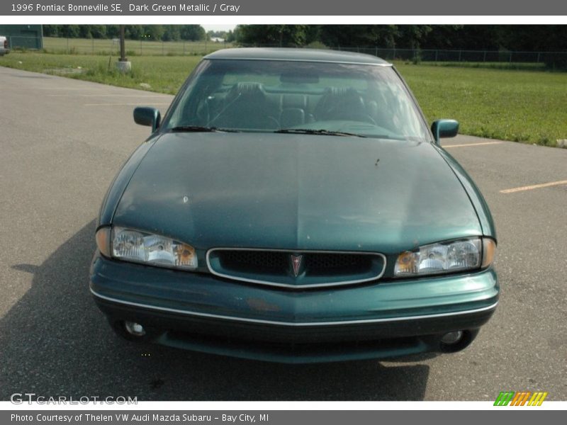 Dark Green Metallic / Gray 1996 Pontiac Bonneville SE