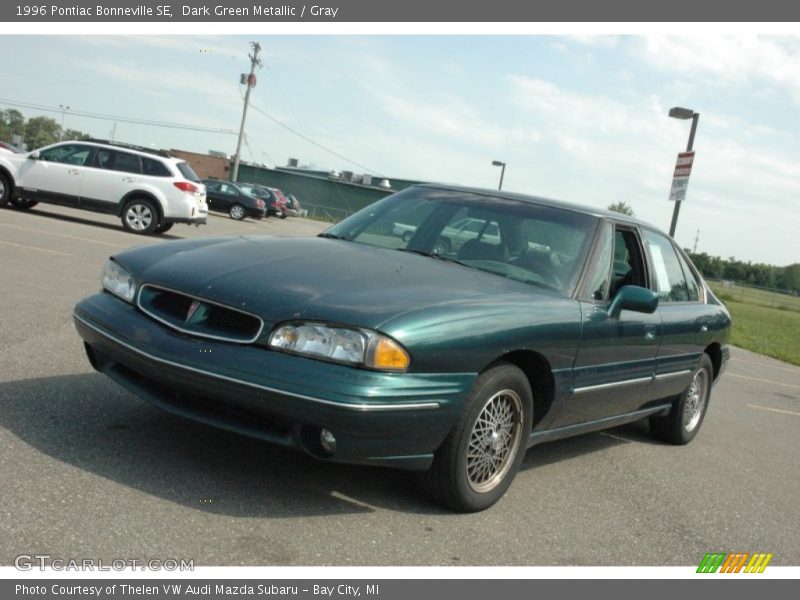 Dark Green Metallic / Gray 1996 Pontiac Bonneville SE