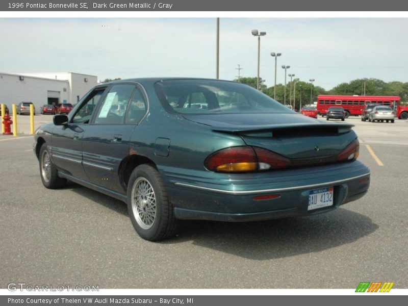 Dark Green Metallic / Gray 1996 Pontiac Bonneville SE