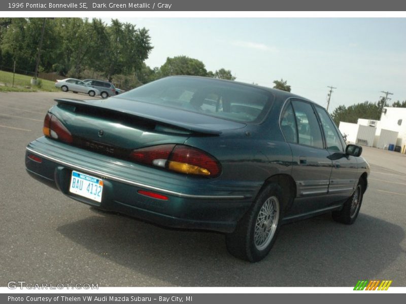 Dark Green Metallic / Gray 1996 Pontiac Bonneville SE