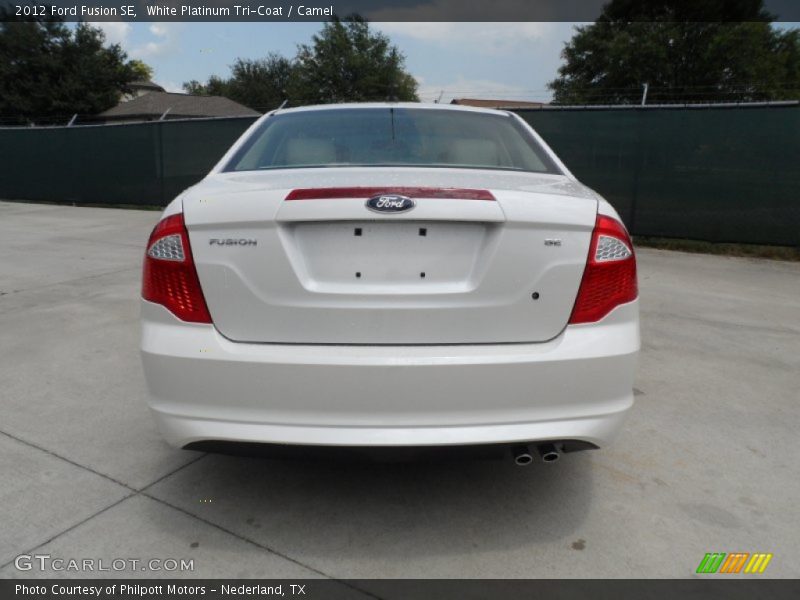  2012 Fusion SE White Platinum Tri-Coat