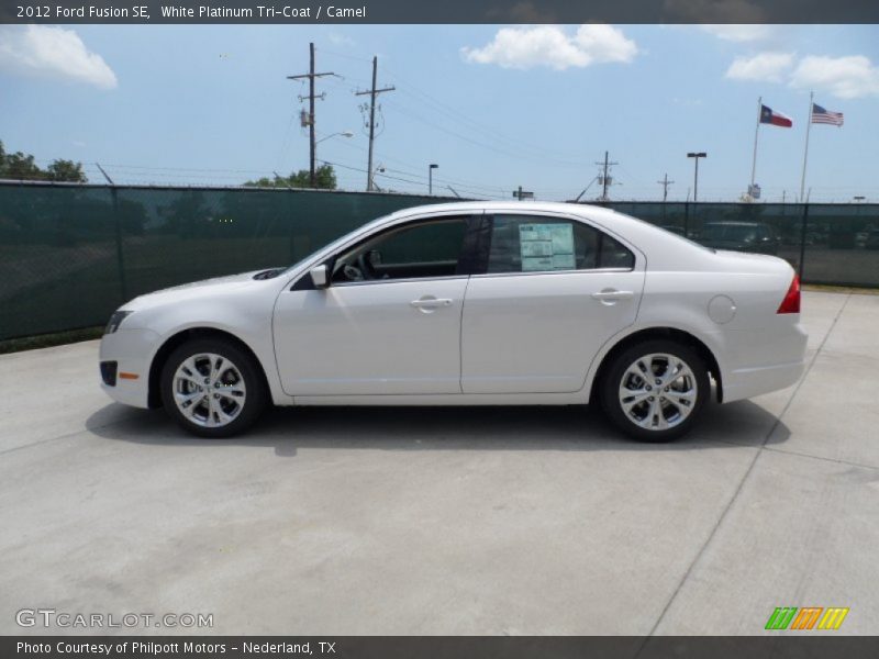 2012 Fusion SE White Platinum Tri-Coat