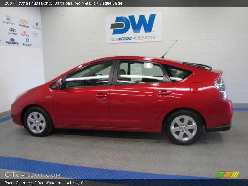 Barcelona Red Metallic / Bisque Beige 2007 Toyota Prius Hybrid