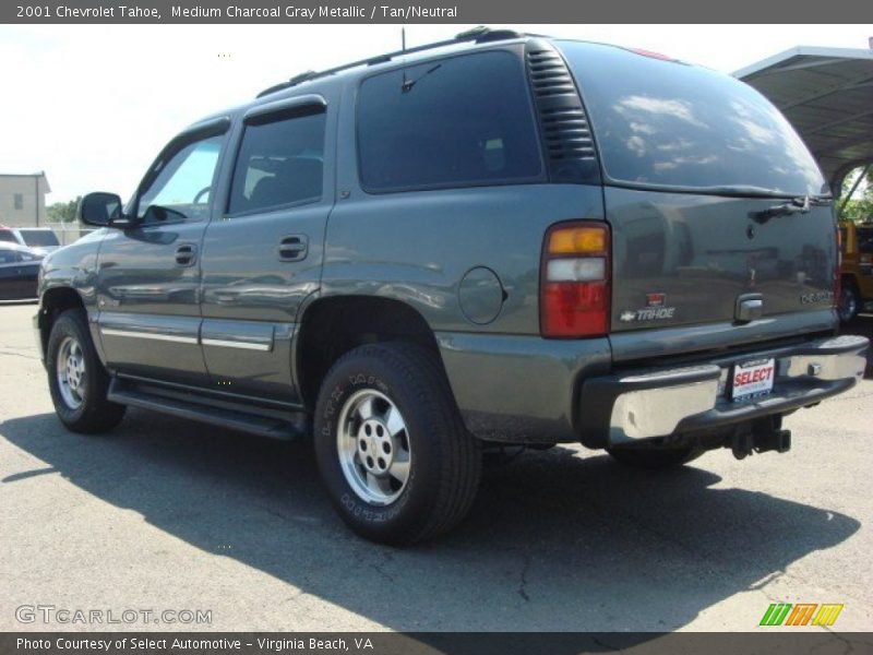 Medium Charcoal Gray Metallic / Tan/Neutral 2001 Chevrolet Tahoe