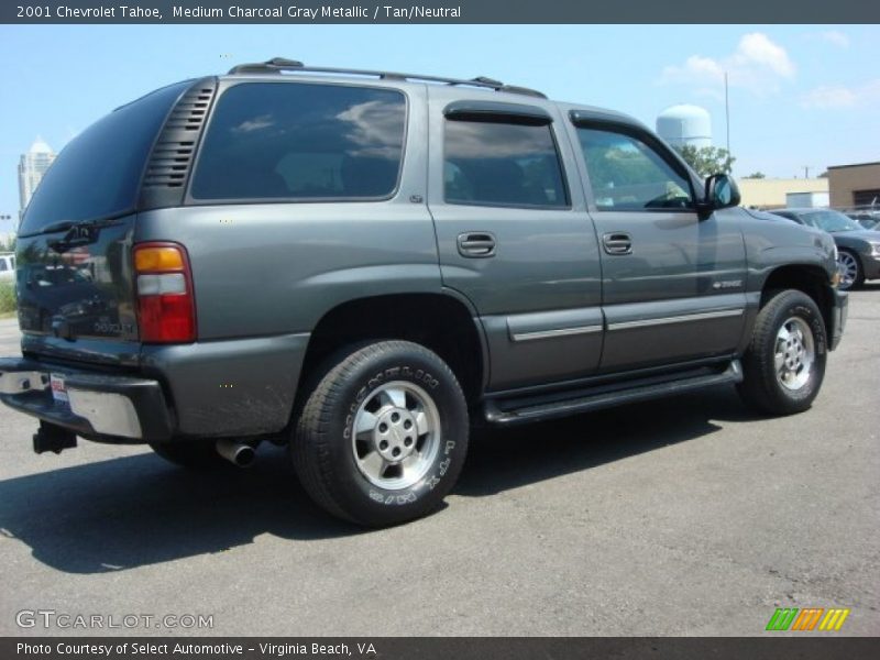 Medium Charcoal Gray Metallic / Tan/Neutral 2001 Chevrolet Tahoe