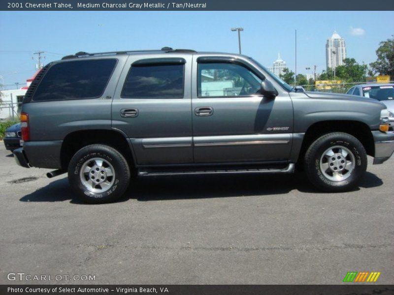 Medium Charcoal Gray Metallic / Tan/Neutral 2001 Chevrolet Tahoe