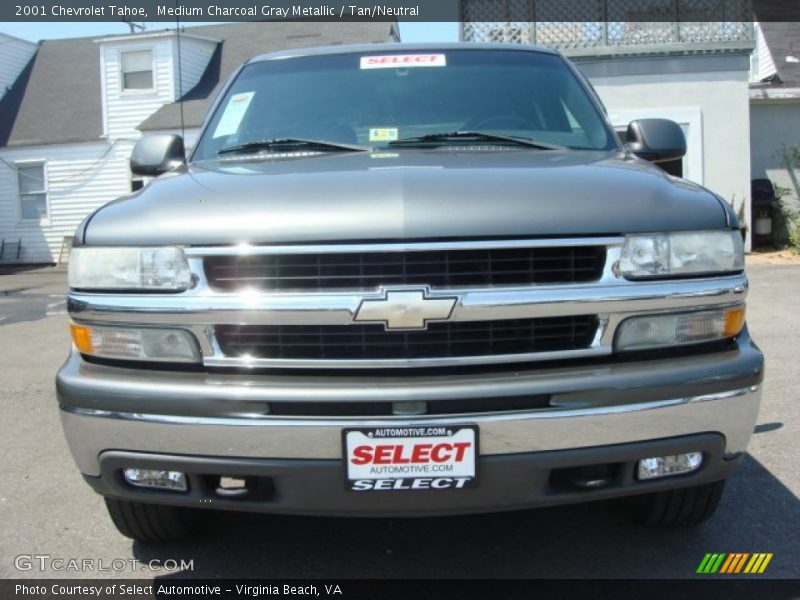 Medium Charcoal Gray Metallic / Tan/Neutral 2001 Chevrolet Tahoe