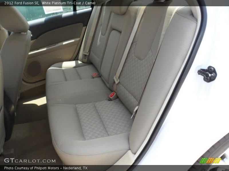  2012 Fusion SE Camel Interior