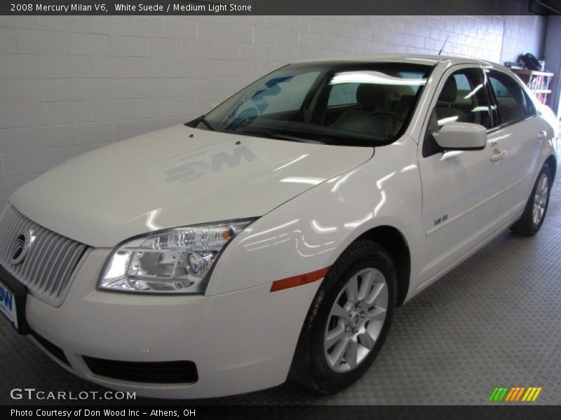 White Suede / Medium Light Stone 2008 Mercury Milan V6