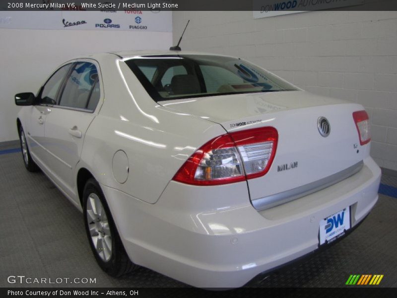 White Suede / Medium Light Stone 2008 Mercury Milan V6