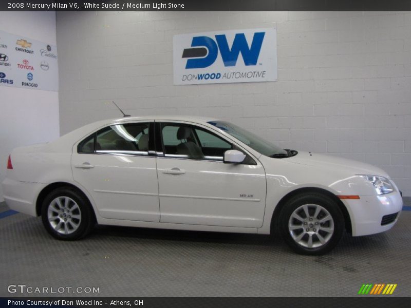 White Suede / Medium Light Stone 2008 Mercury Milan V6