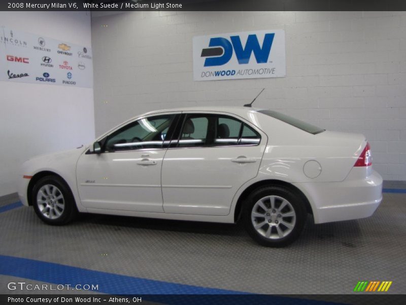 White Suede / Medium Light Stone 2008 Mercury Milan V6