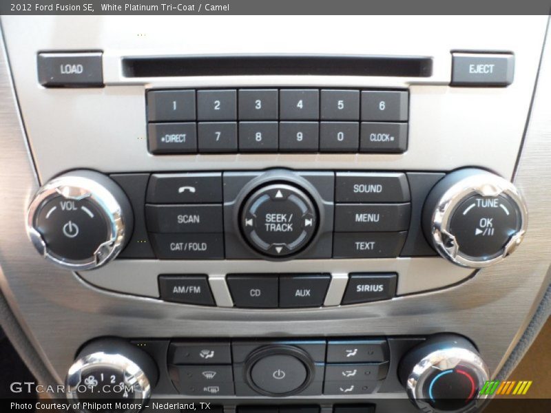 Controls of 2012 Fusion SE