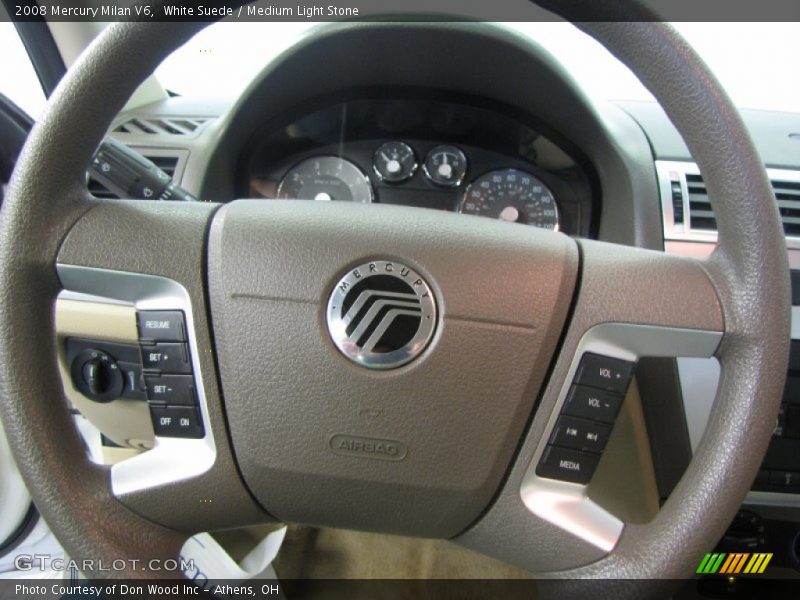 White Suede / Medium Light Stone 2008 Mercury Milan V6
