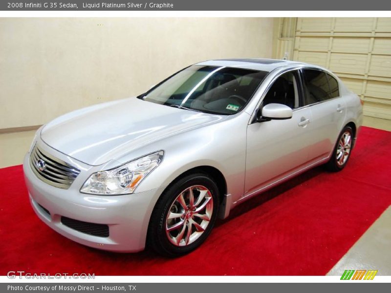 Liquid Platinum Silver / Graphite 2008 Infiniti G 35 Sedan