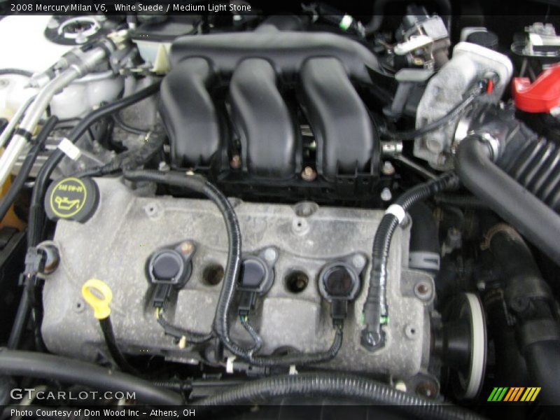 White Suede / Medium Light Stone 2008 Mercury Milan V6