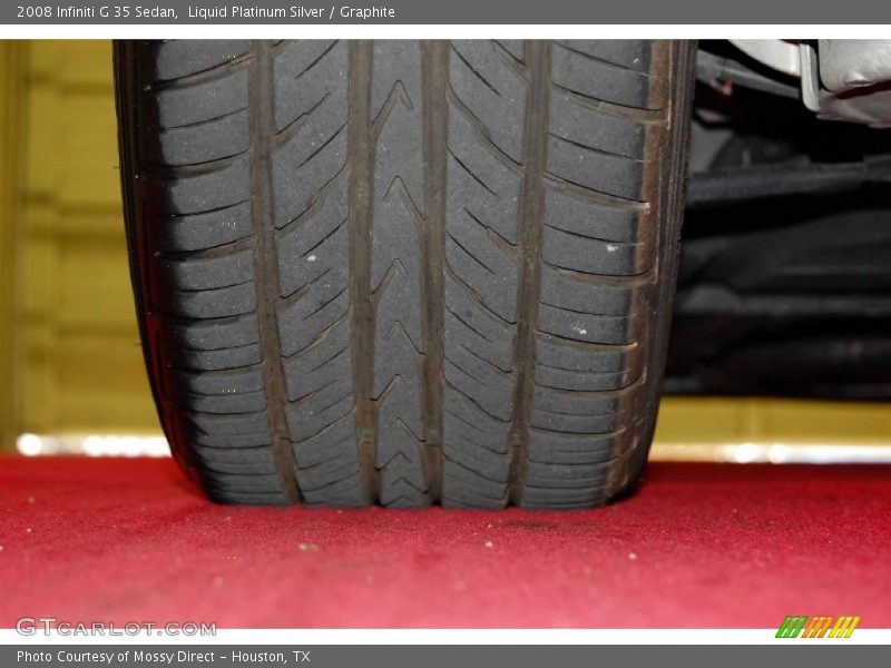 Liquid Platinum Silver / Graphite 2008 Infiniti G 35 Sedan