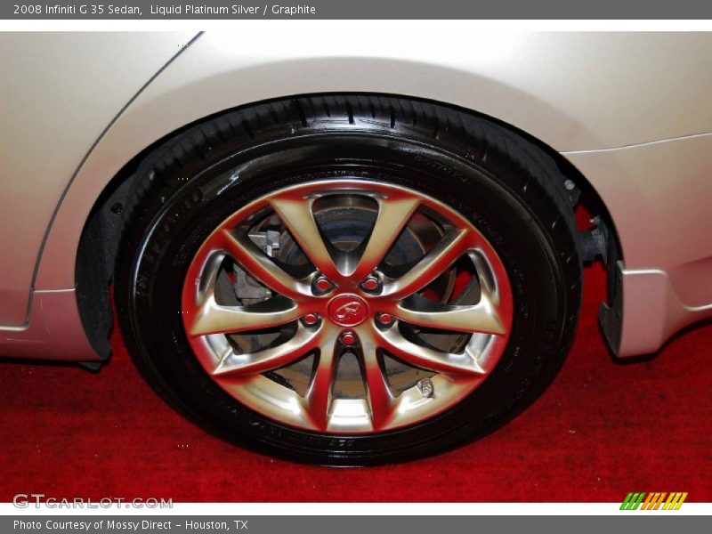 Liquid Platinum Silver / Graphite 2008 Infiniti G 35 Sedan