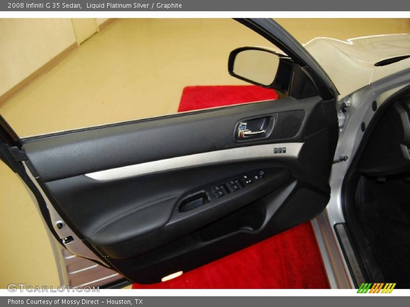 Liquid Platinum Silver / Graphite 2008 Infiniti G 35 Sedan