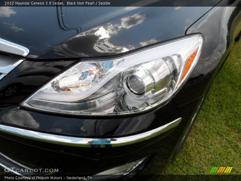 Black Noir Pearl / Saddle 2012 Hyundai Genesis 3.8 Sedan