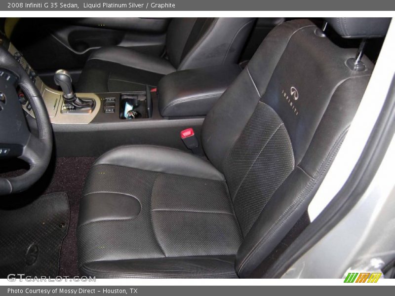 Liquid Platinum Silver / Graphite 2008 Infiniti G 35 Sedan