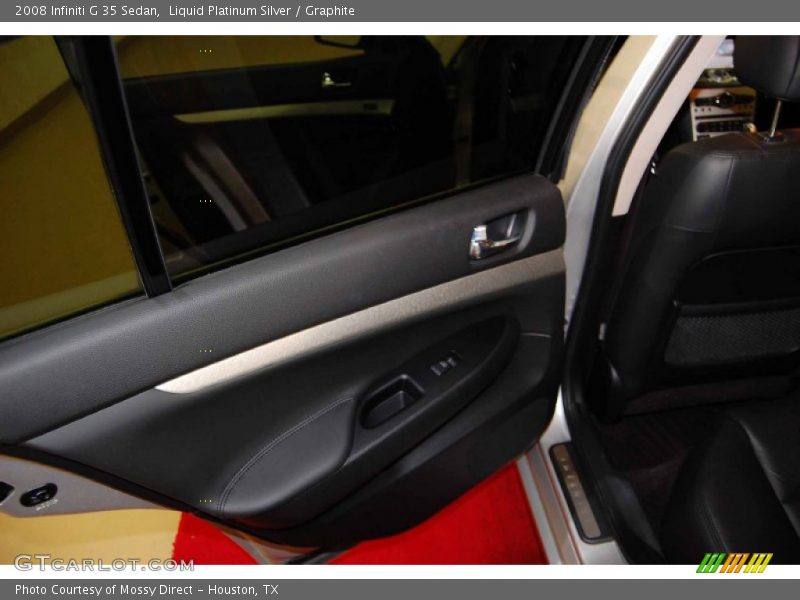 Liquid Platinum Silver / Graphite 2008 Infiniti G 35 Sedan