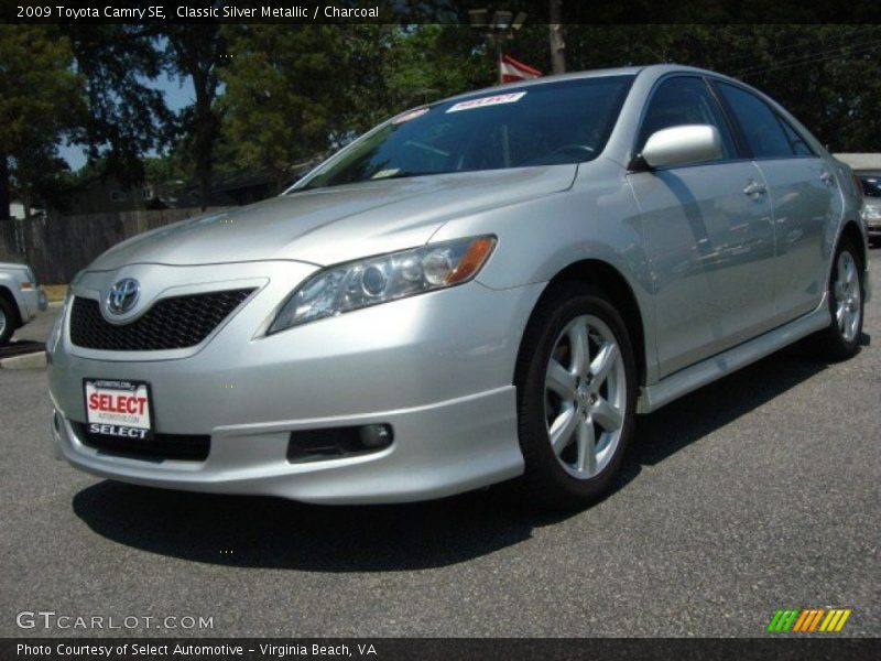 Classic Silver Metallic / Charcoal 2009 Toyota Camry SE