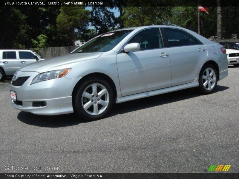 Classic Silver Metallic / Charcoal 2009 Toyota Camry SE