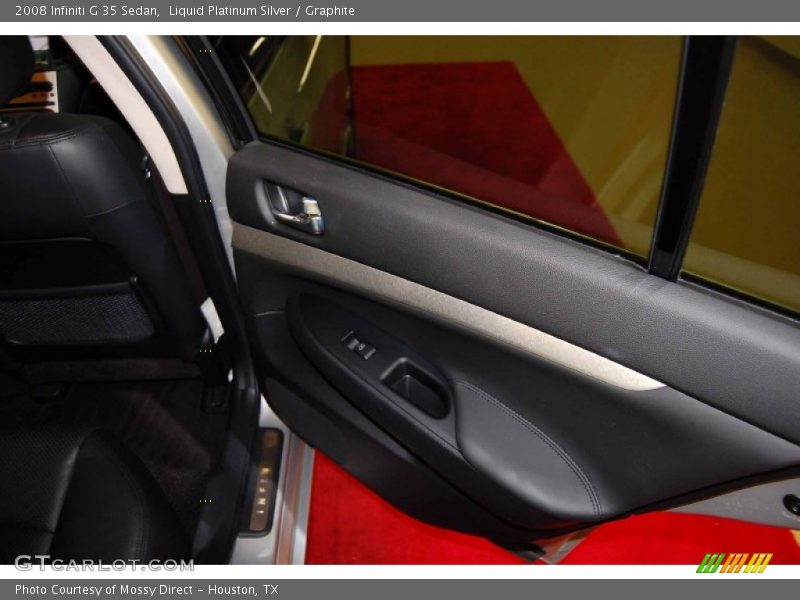 Liquid Platinum Silver / Graphite 2008 Infiniti G 35 Sedan