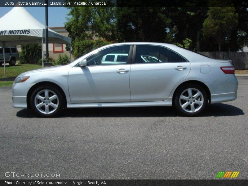 Classic Silver Metallic / Charcoal 2009 Toyota Camry SE