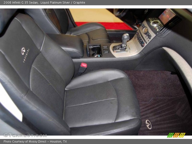 Liquid Platinum Silver / Graphite 2008 Infiniti G 35 Sedan