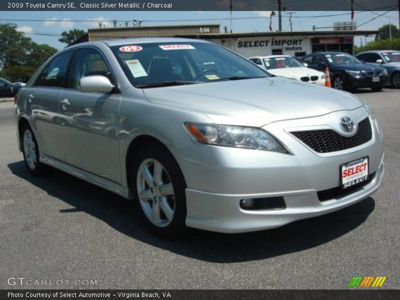 Classic Silver Metallic / Charcoal 2009 Toyota Camry SE