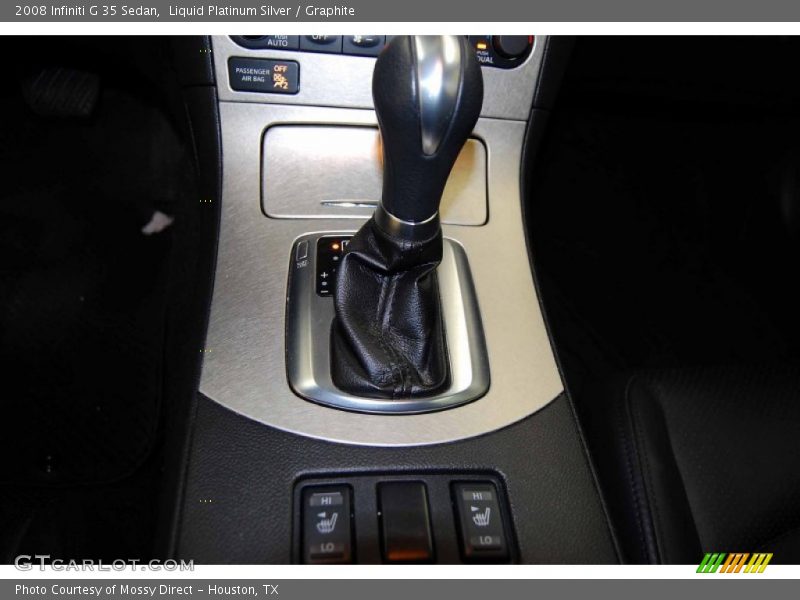 Liquid Platinum Silver / Graphite 2008 Infiniti G 35 Sedan