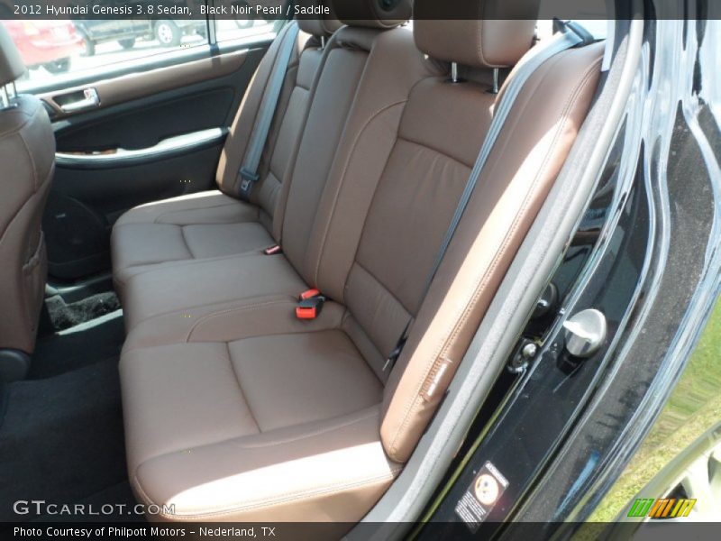  2012 Genesis 3.8 Sedan Saddle Interior