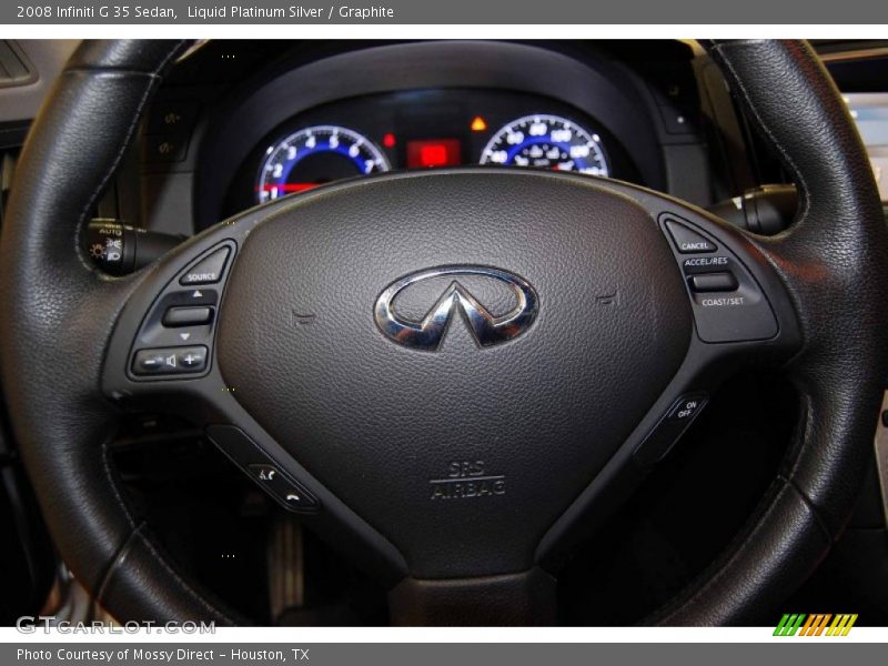 Liquid Platinum Silver / Graphite 2008 Infiniti G 35 Sedan