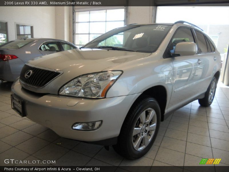 Millenium Silver Metallic / Black 2006 Lexus RX 330 AWD