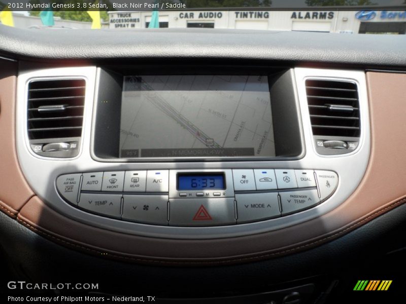 Controls of 2012 Genesis 3.8 Sedan