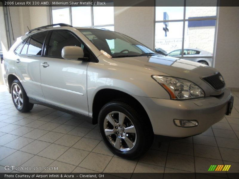 Millenium Silver Metallic / Black 2006 Lexus RX 330 AWD