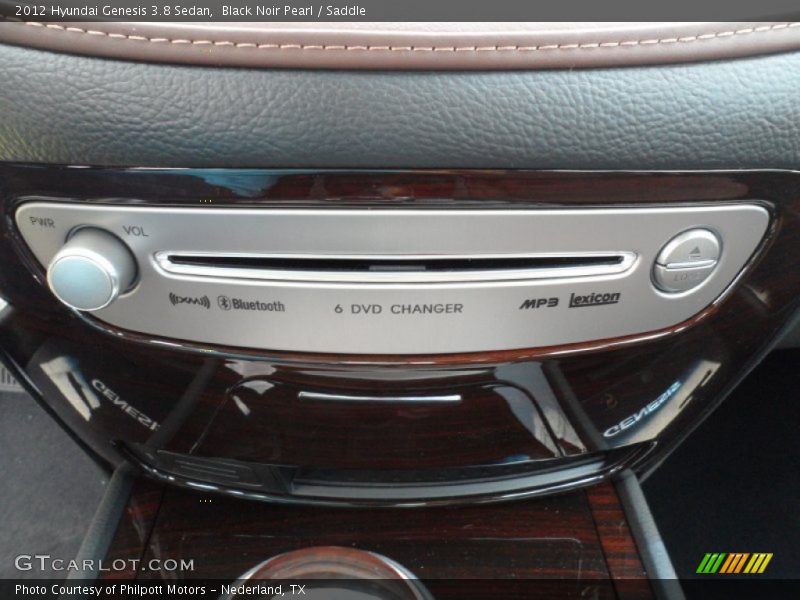 Black Noir Pearl / Saddle 2012 Hyundai Genesis 3.8 Sedan