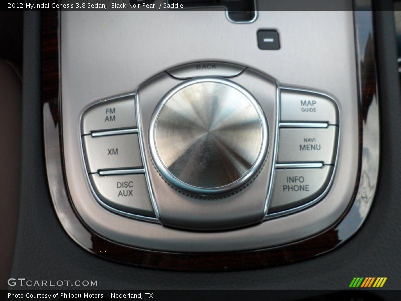 Controls of 2012 Genesis 3.8 Sedan