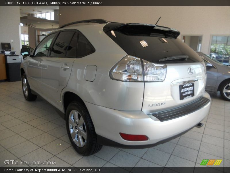 Millenium Silver Metallic / Black 2006 Lexus RX 330 AWD