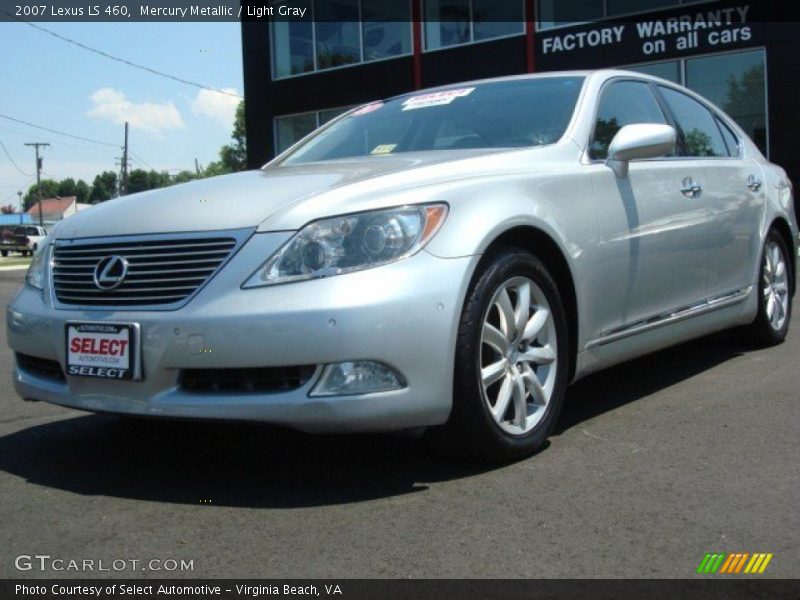 Mercury Metallic / Light Gray 2007 Lexus LS 460
