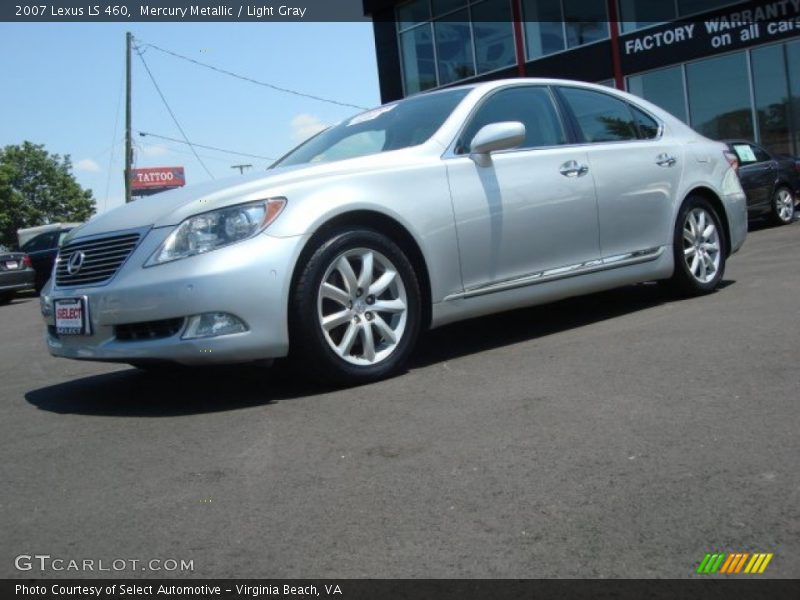 Mercury Metallic / Light Gray 2007 Lexus LS 460