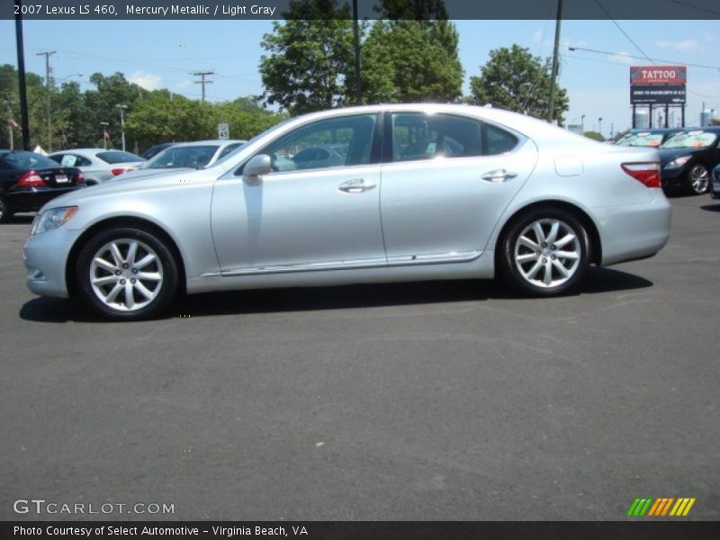 Mercury Metallic / Light Gray 2007 Lexus LS 460