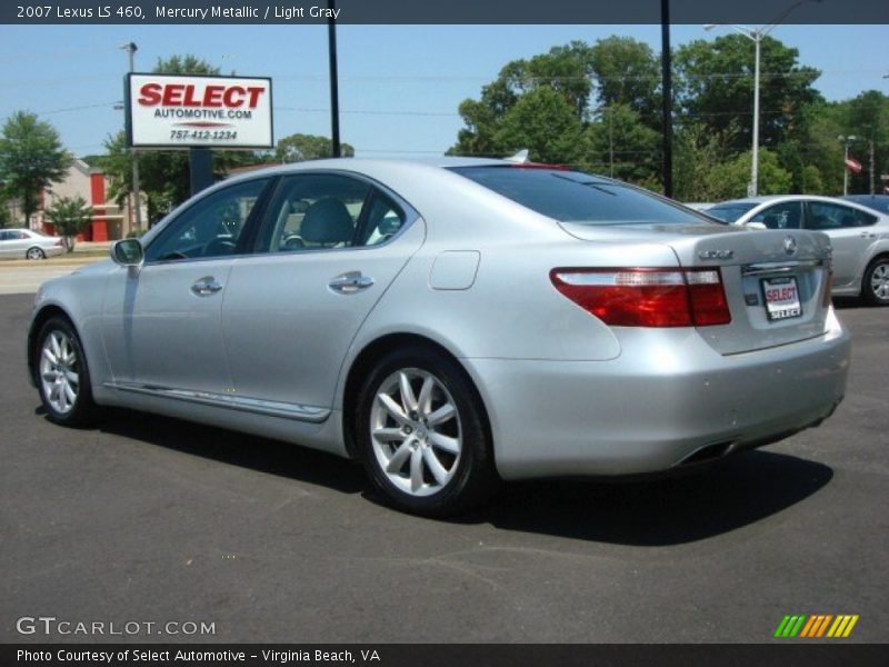 Mercury Metallic / Light Gray 2007 Lexus LS 460