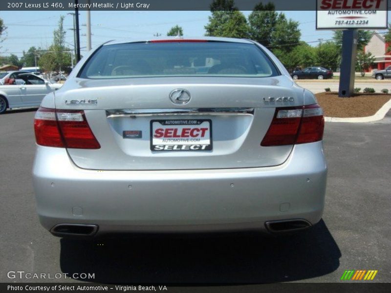 Mercury Metallic / Light Gray 2007 Lexus LS 460