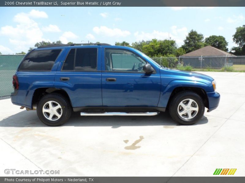 Superior Blue Metallic / Light Gray 2006 Chevrolet TrailBlazer LS