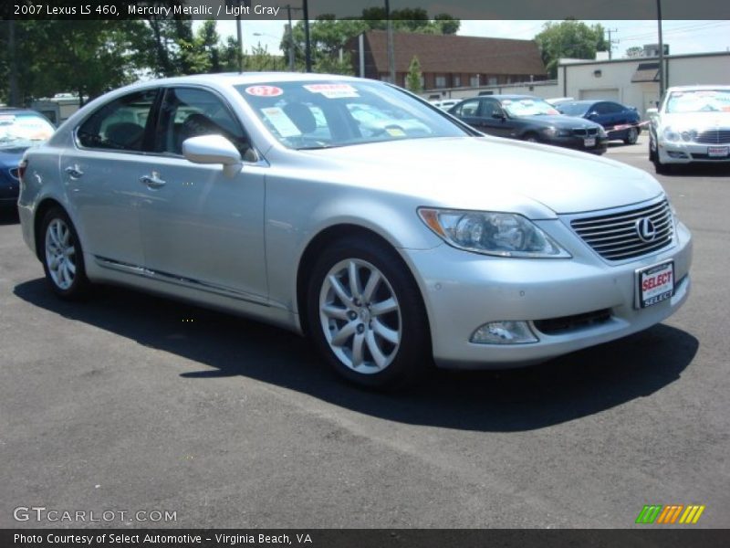 Mercury Metallic / Light Gray 2007 Lexus LS 460