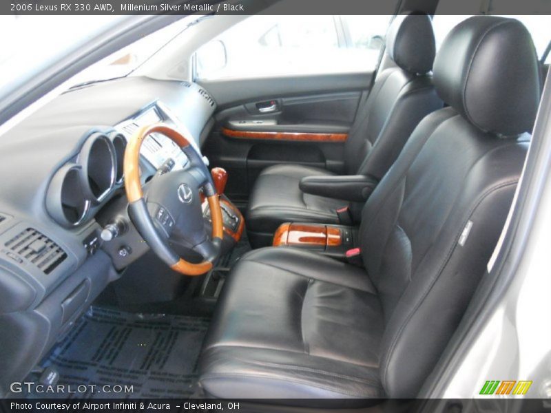 Millenium Silver Metallic / Black 2006 Lexus RX 330 AWD