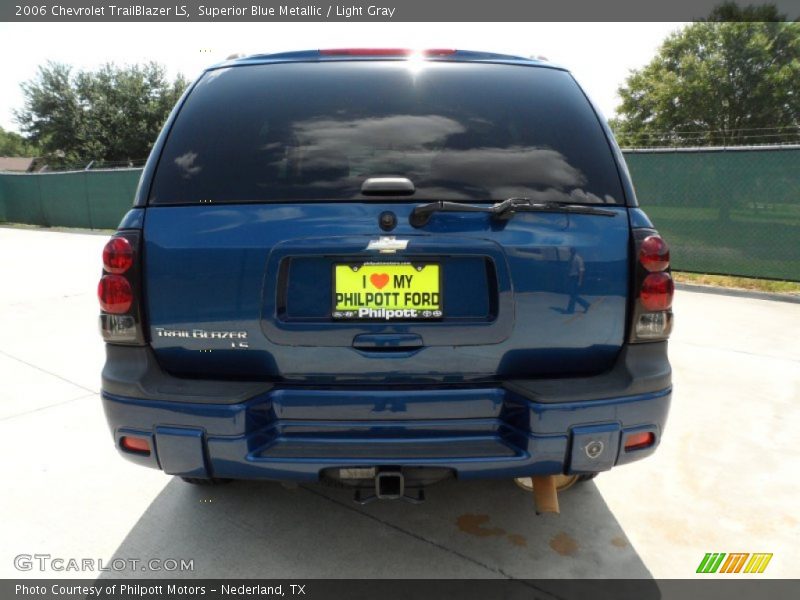 Superior Blue Metallic / Light Gray 2006 Chevrolet TrailBlazer LS